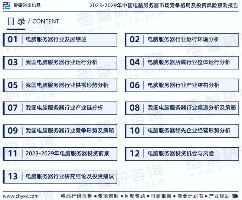 2023年中国电脑服务器行业市场投资前景分析报告-图片1